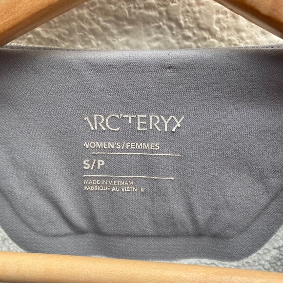 Arc'teryx Sweater Knit Covert Gray Crewneck Fleece Pocket Small Arcteryx - Picture 2 of 5